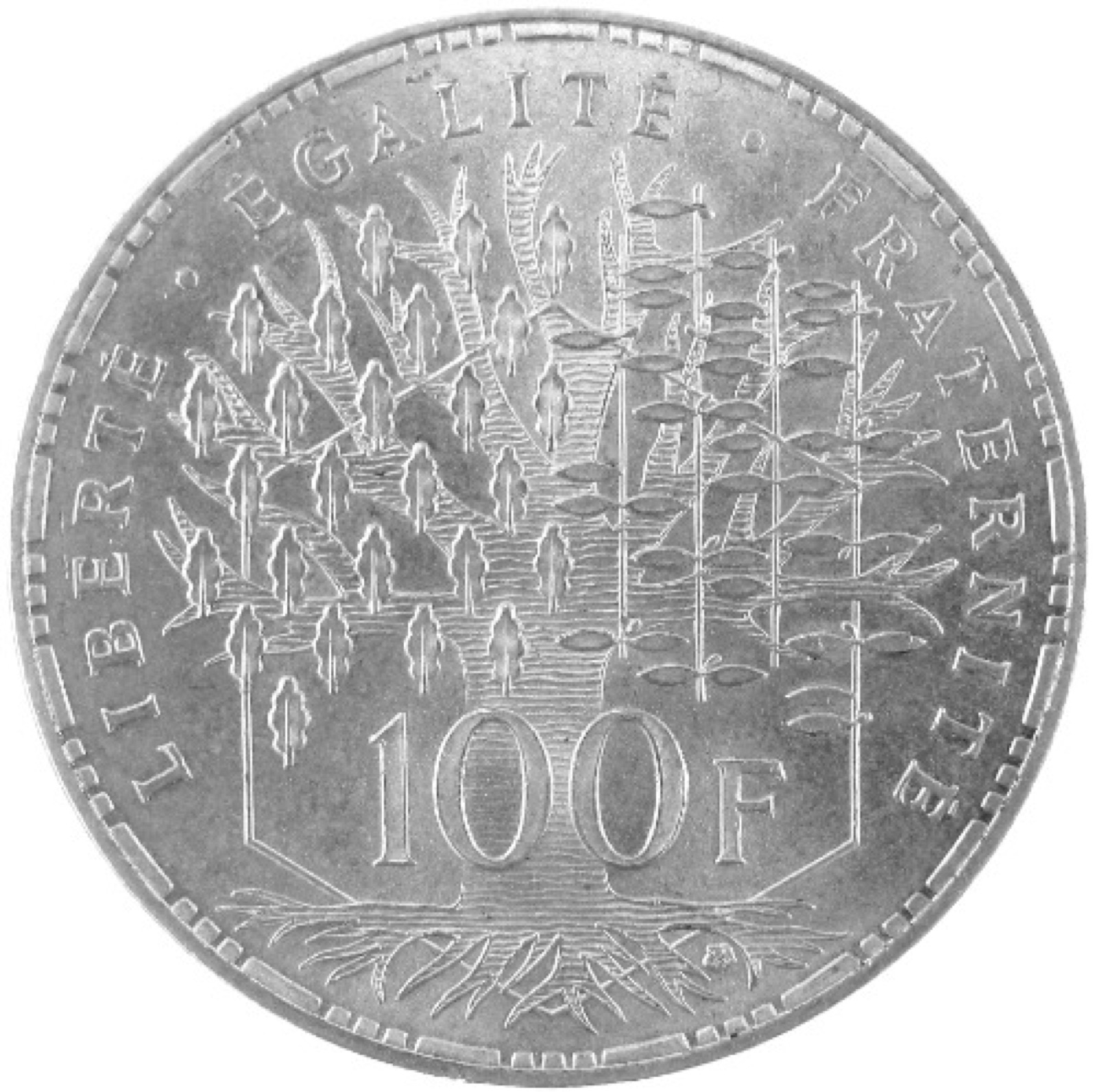 đ«đ· 100 Francs Argent (1982 - ...) â Image 2